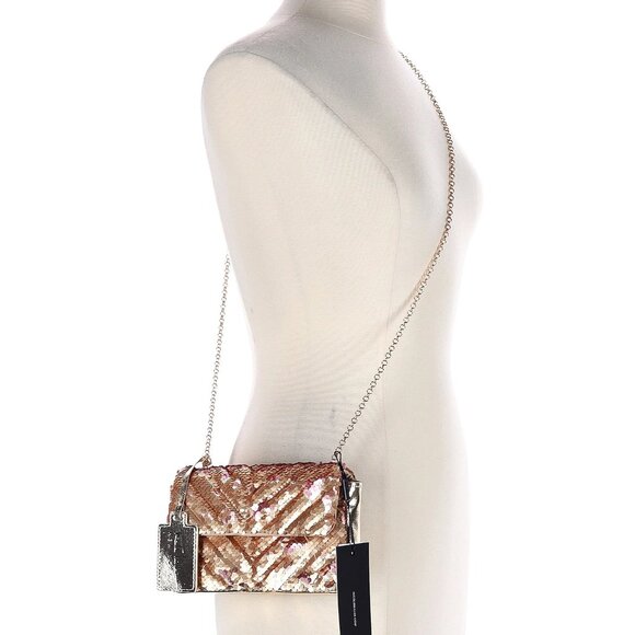 Nicole Miller Sequined Evening Crossbody Bag - Picture 1 of 3